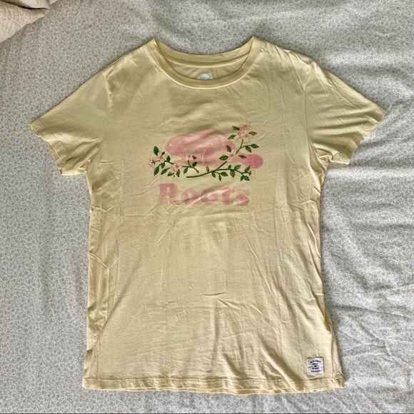 Light yellow Roots tee - Picture 5 of 5